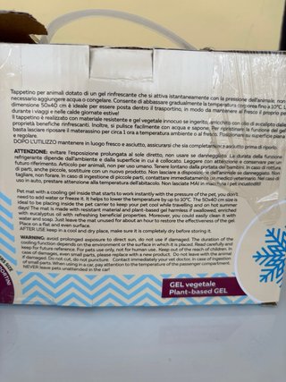 Tappetino refrigerante per animali domestici