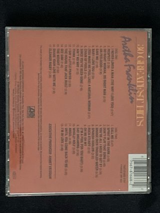 CD Aretha Franklin 30 Greatest Hits
