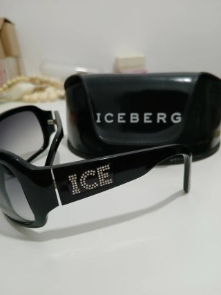 Occhiali da sole vintage Iceberg neri/grigi