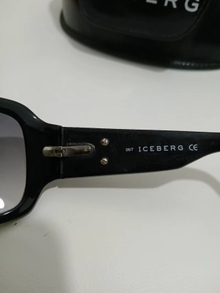 Occhiali da sole vintage Iceberg neri/grigi