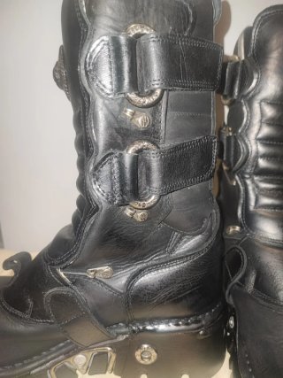 Stivali New Rock M-373-S1 Reactor Pelle Nera - 42