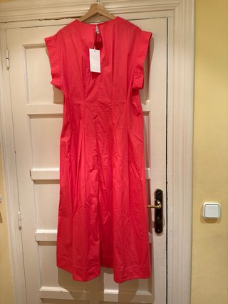 Vestido Zara color coral