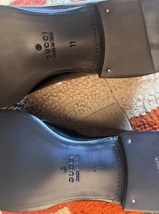 Mocassini Gucci neri vernice