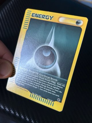 Carta Energia Oscurità Pokémon 158/165