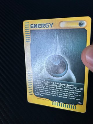 Carta Energia Oscurità Pokémon 158/165
