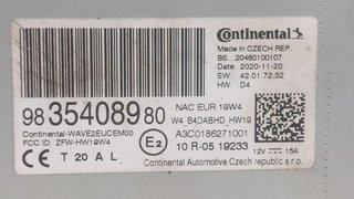SISTEMA AUDIO / RADIO CD PEUGEOT 208 (P2) GT LINE
