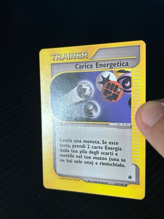 Carta Pokémon Trainer Carica Energetica 147/165