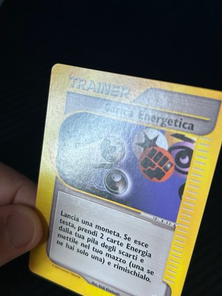 Carta Pokémon Trainer Carica Energetica 147/165