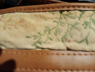 Borsa floreale made in Florence anni 70 80