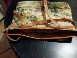 Borsa floreale made in Florence anni 70 80