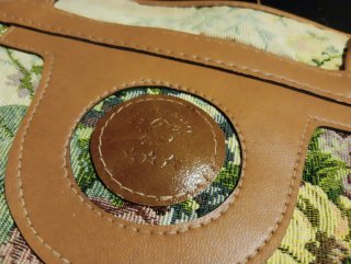 Borsa floreale made in Florence anni 70 80