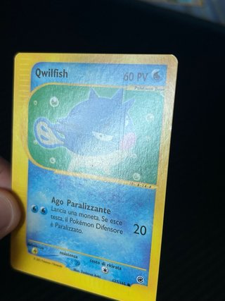 Carta pokemon vintage Qwilfish Expedition