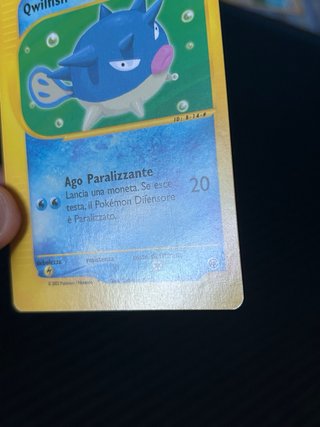 Carta pokemon vintage Qwilfish Expedition