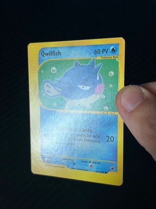 Carta pokemon vintage Qwilfish Expedition