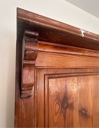 Banco madera pino melis antiguo