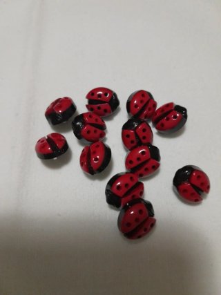 12 Botones Mariquita Vintage Ramón Santaeularia