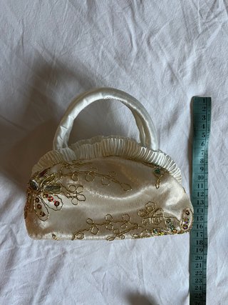 Borsetta Bijoux Beige e Oro