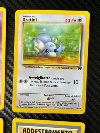 Carte pokemon vintage Team Rocket