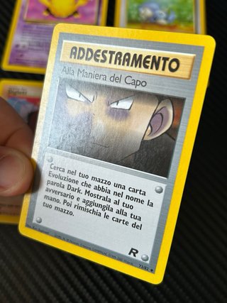 Carte pokemon vintage Team Rocket