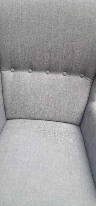 Ikea strandmon sillón orejero gris oscuro