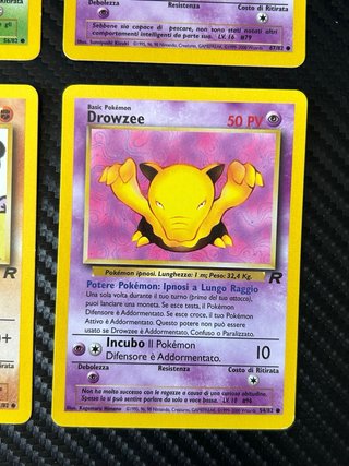 Carte pokemon vintage Team Rocket