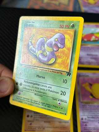 Carte pokemon vintage Team Rocket