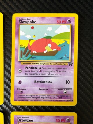 Carte pokemon vintage Team Rocket