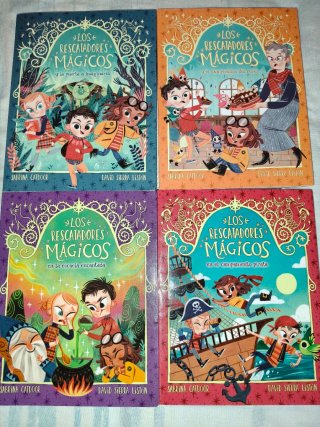 Los rescatadores Mágicos Pack 4 libros infantiles