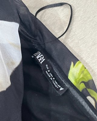 Vestido Zara Talla S Estampado