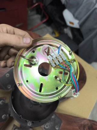Ventilador techo con luz