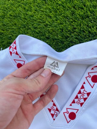 Maglietta Futsal Vintage Mobel Rosso/Bianco