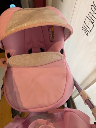 Carrito Bebé Princesa Rosa