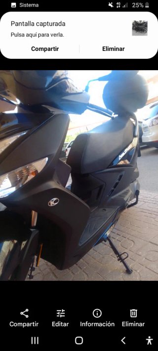 Kymco Agility City 125 año 2018 Negra