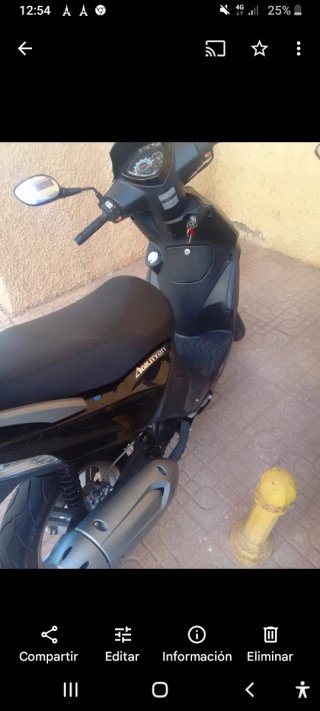 Kymco Agility City 125 año 2018 Negra