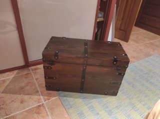Cofre baúl  hecho a mano