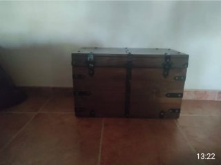 Cofre baúl  hecho a mano