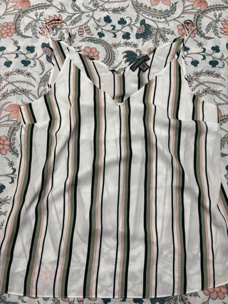 Top de tirantes Primark rayas