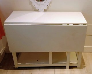 Mesa cocina plegable con ruedas