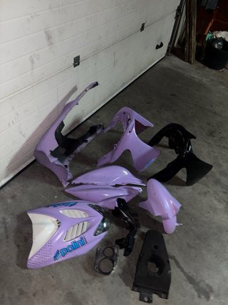 Plásticos Yamaha Aerox Morados
