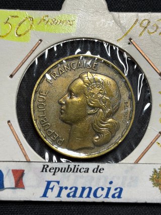 50 Franchi Francesi 1952 Quarta Repubblica Francese