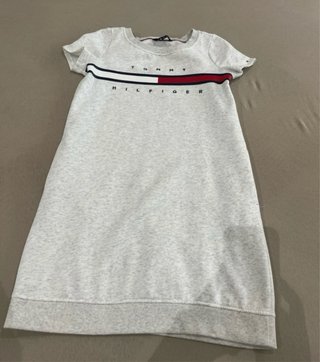 Vestido Tommy Hilfiger Gris Talla XS