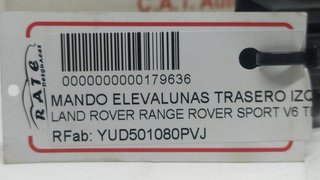 MANDO ELEVALUNAS TRASERO IZQUIERDO LAND ROVER RANGE ROVER SPORT V6 TD HSE