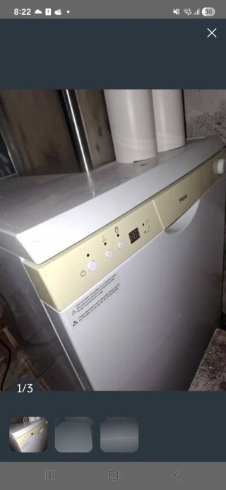 Lavavajillas blanco funciona bien