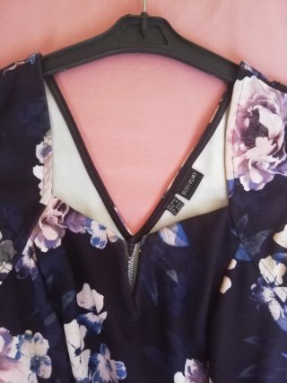 Abito Donna Floreale Senza Maniche