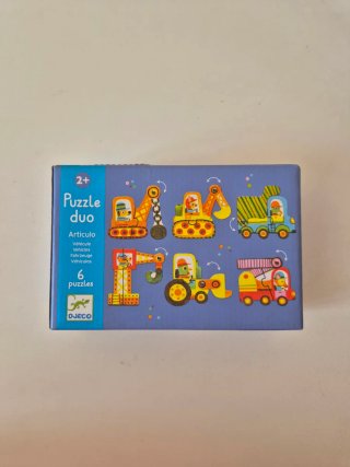 Puzzle Djeco Duo Vehículos