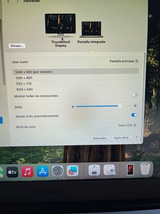 Pantalla Thunderbolt A1407 + MacBook Air 13 A1466