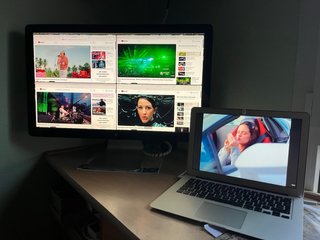 Pantalla Thunderbolt A1407 + MacBook Air 13 A1466
