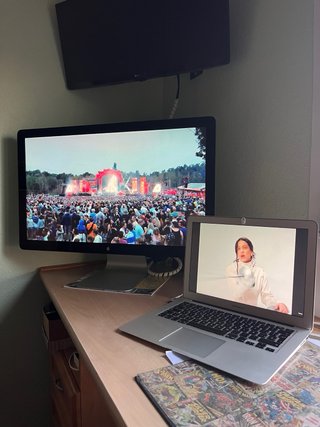 Pantalla Thunderbolt A1407 + MacBook Air 13 A1466