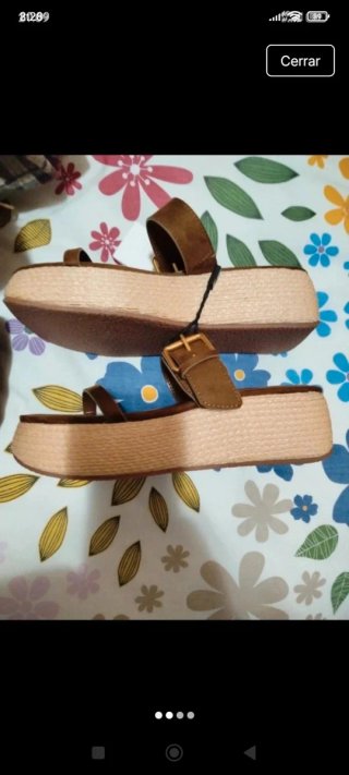 Sandalias Zara Marrones Talla 42