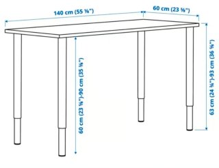 Escritorio IKEA LAGKAPTEN / OLOV